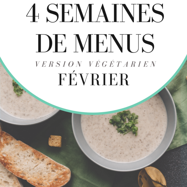 Menus végétarien février